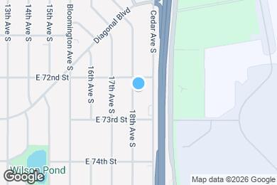 Map image of the property - 7215 18th Ave S