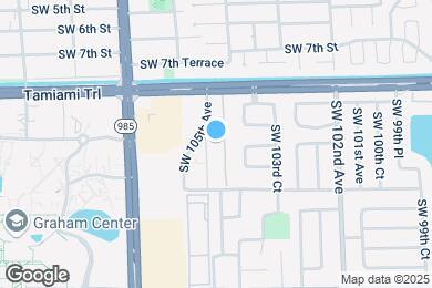 Map image of the property - 950 SW 104th Ct