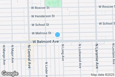 Map image of the property - 5416 W Belmont Ave