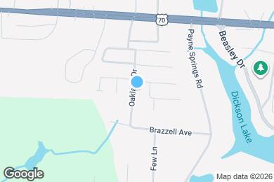 Map image of the property - 309 Oakland Dr