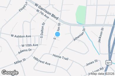 Map image of the property - 822 S Weldon St