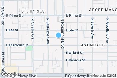Map image of the property - 5044 E Adams St