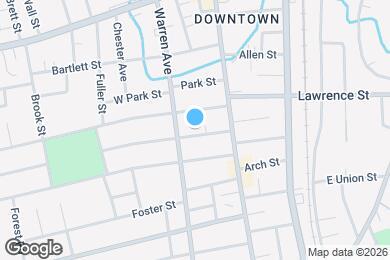 Map image of the property - 31 Harvard St