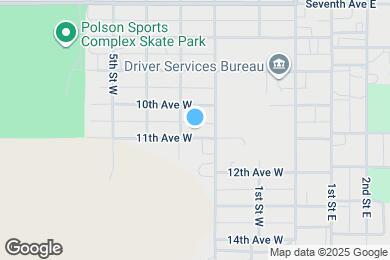 Map image of the property - 206 11th Ave W