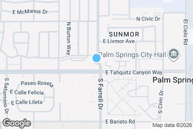 Map image of the property - 2580 E Tahquitz Canyon Way