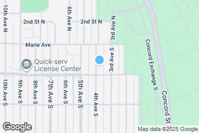 Map image of the property - 141 4th Ave S