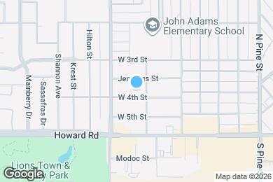 Map image of the property - 1907 W 4th St