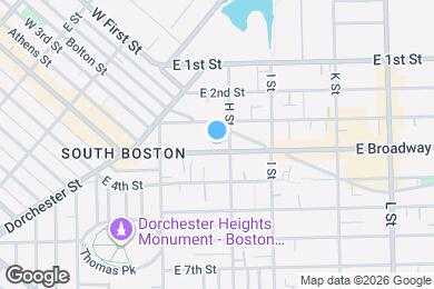 Map image of the property - 554 E Broadway