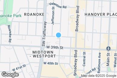 Map image of the property - 3800 Pennsylvania Ave