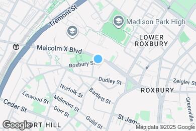 Map image of the property - 130 Roxbury St