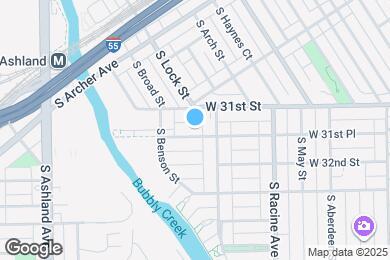 Map image of the property - 1322 W 31st Pl