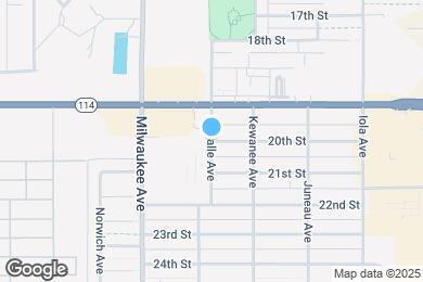 Map image of the property - 6925 20th St