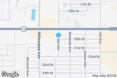 Map image of the property - 6927 20th St