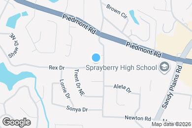 Map image of the property - 1653 Rex Dr