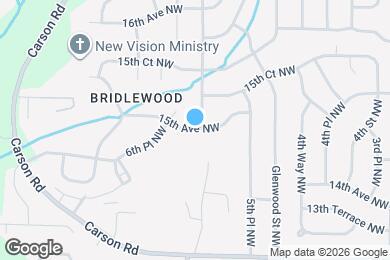 Map image of the property - 605 15th Ave NW