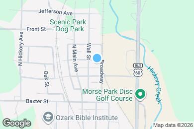 Map image of the property - 405 Benham Ave