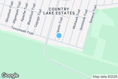Map image of the property - 1303 Tecumseh Trail