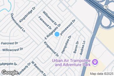 Map image of the property - 2809 Princewood Dr