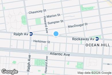 Map image of the property - 2008 Fulton St