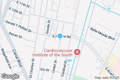 Map image of the property - 1318 Ledet St