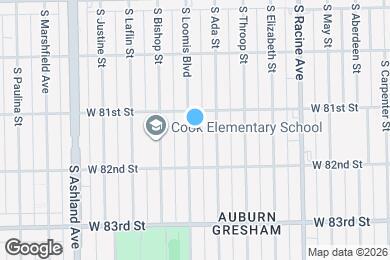 Map image of the property - 8119 S Loomis Blvd