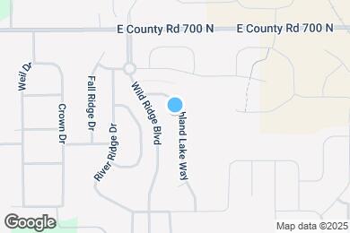 Map image of the property - 1230 Highland Lake Way