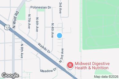 Map image of the property - 398 N 3rd Ave