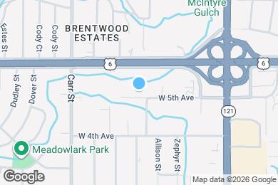 Map image of the property - 8015 W 5th Ave