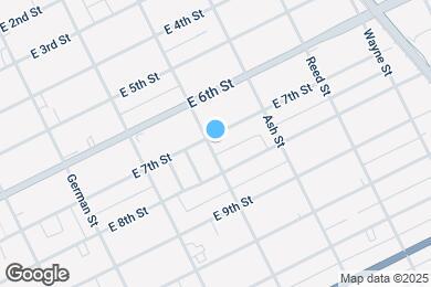Map image of the property - 501 E 7th St