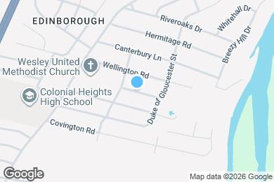Map image of the property - 1206 Burlington Dr