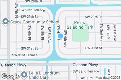 Map image of the property - 3013 SW 4th Pl