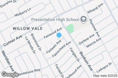 Map image of the property - 1621 Fairlawn Ave