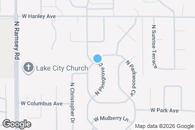 Map image of the property - 5999 N Pinegrove Dr