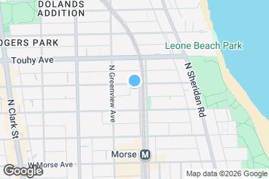 Map image of the property - 1415 W Estes Ave