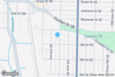 Map image of the property - 713 4th Ave SE