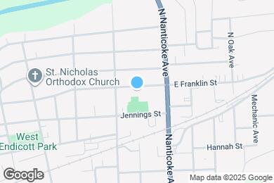 Map image of the property - 118 W Franklin St