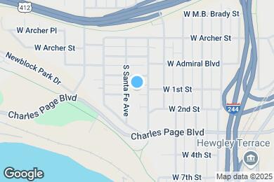 Map image of the property - 1415 W 1st St