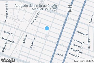 Map image of the property - 6640 Avenue I