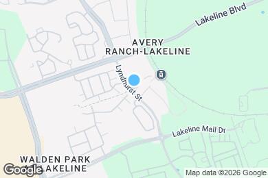 Map image of the property - Tisdale at Lakeline Station Apartments