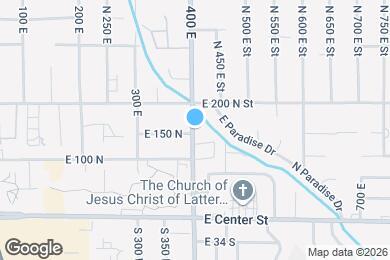 Map image of the property - 166 N 400 E