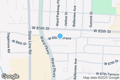 Map image of the property - 1105 W 85th Terrace