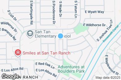 Map image of the property - 3490 S Cupertino Dr