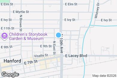 Map image of the property - 609 E 10th St