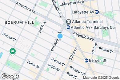 Map image of the property - 375 Dean St