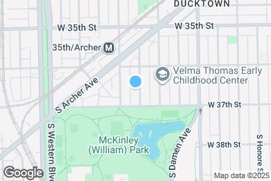 Map image of the property - 3634 S Hamilton Ave