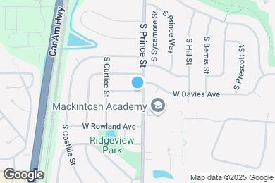 Map image of the property - 2417 W Bradbury Ave