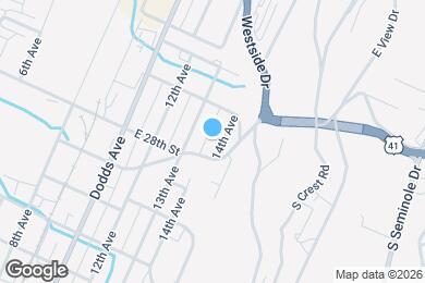 Map image of the property - 2633 14th Ave