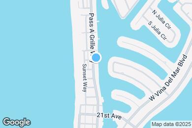 Map image of the property - 2605 Pass a Grille Way