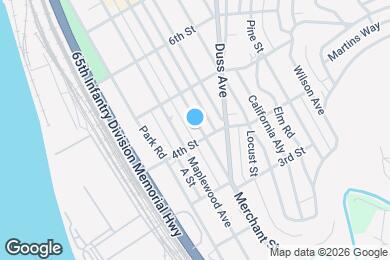 Map image of the property - 413 Merchant St