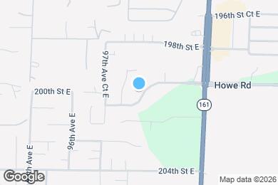 Map image of the property - 20028 99th Ave E